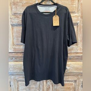 Weatherproof NWT Black Crew Neck Short Sleeve Tee Summer Cotton Blend Dadcore
